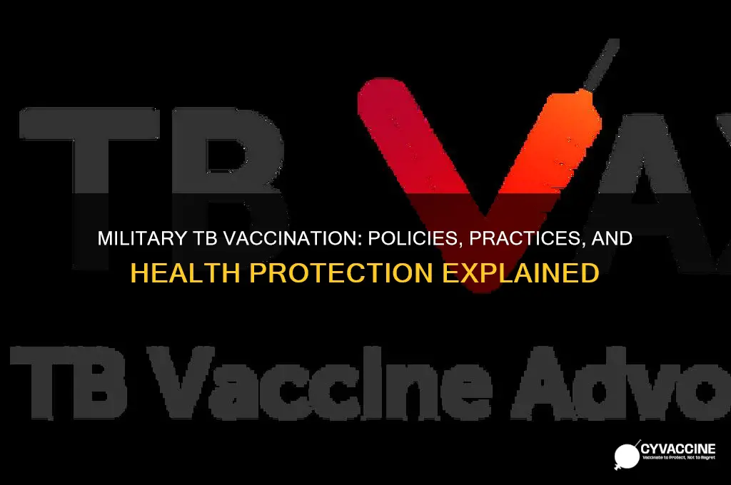 does the military vaccinate for tb