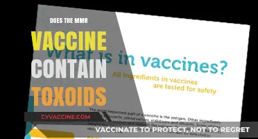 MMR Vaccine Ingredients: Are Toxoids Included in the Formulation?