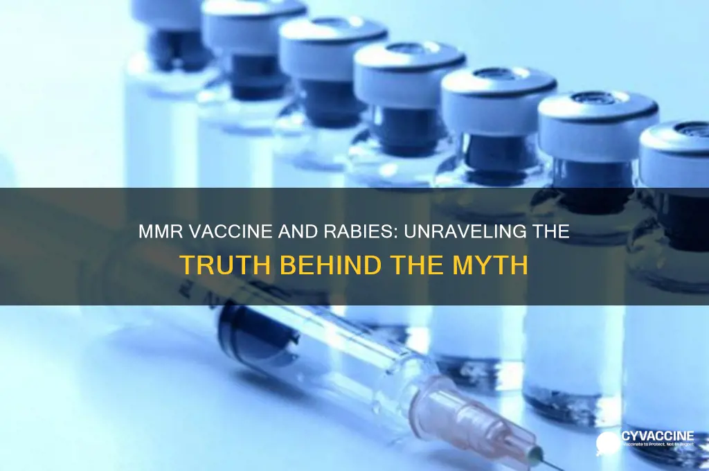 does the mmr vaccine prevent rabies