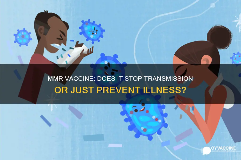 does the mmr vaccine prevent transmission