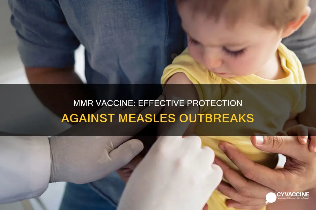 does the mmr vaccine protect against the measels outbreak