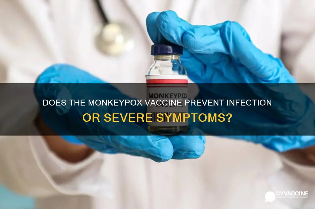 does the monkey pox vaccine prevent