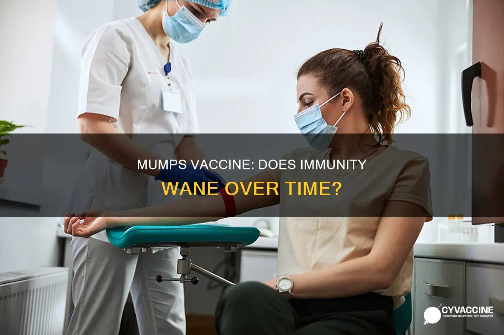does the mumps vaccine lose strength over time