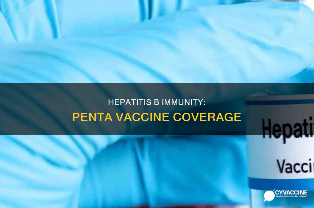 does the penta vaccine counts for hepathis b