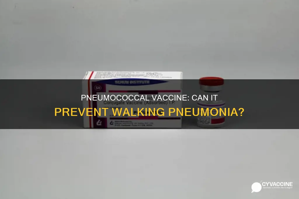 does the pneumococcal vaccine protect against walking pneumonia