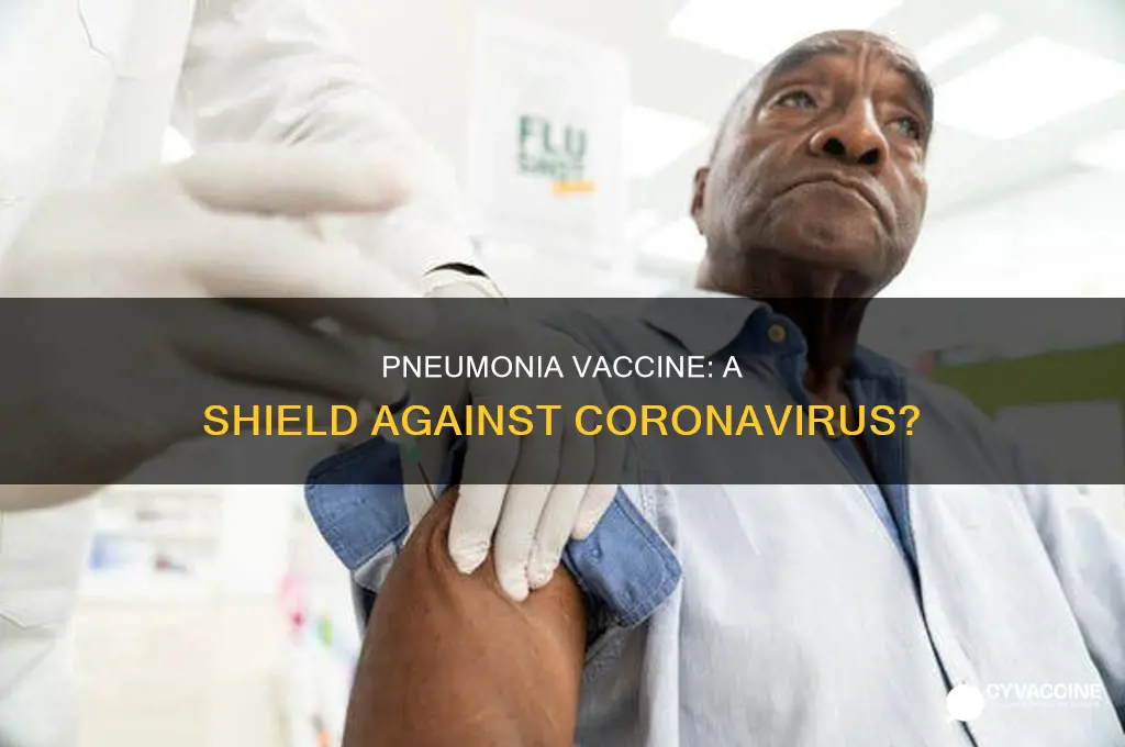 does the pneumonia vaccine protect against corona virus