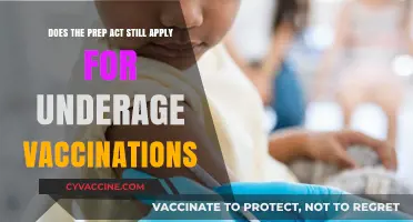 PREP Act: Underage Vaccinations and Legal Protections