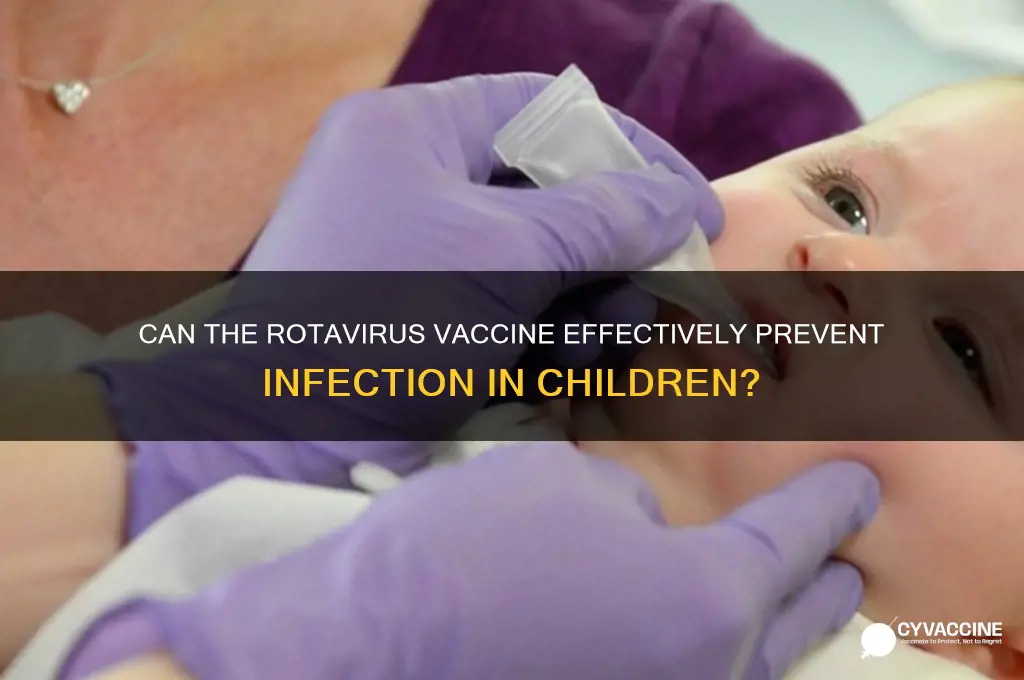 does the rotavirus vaccine prevent infection