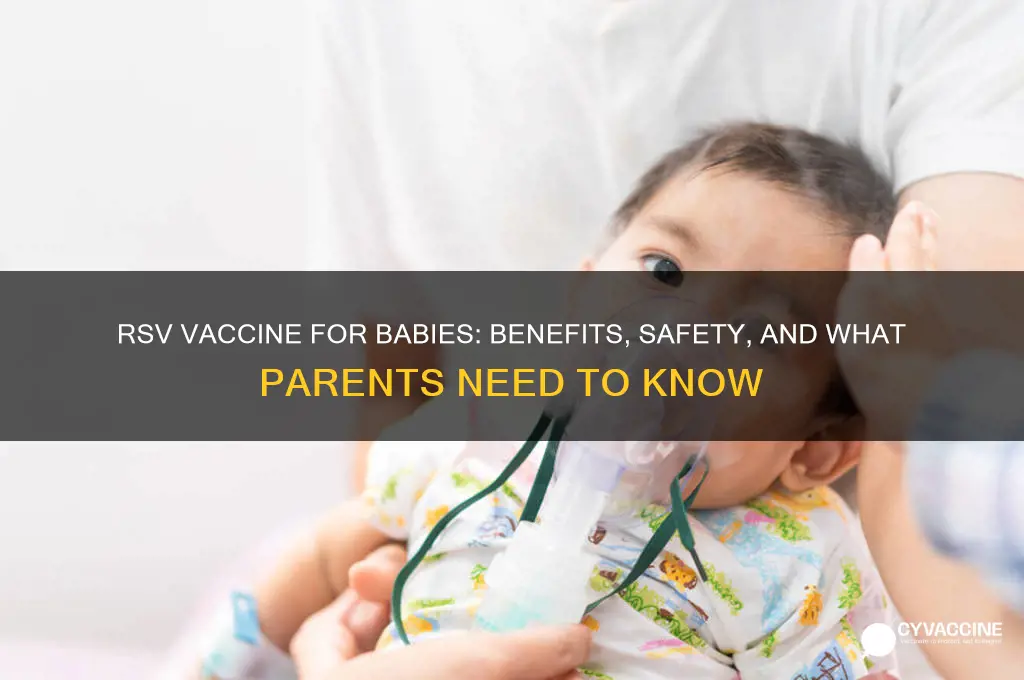 does the rsv vaccine help babies