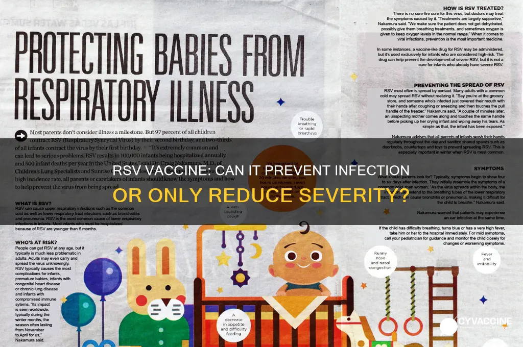 does the rsv vaccine prevent infection