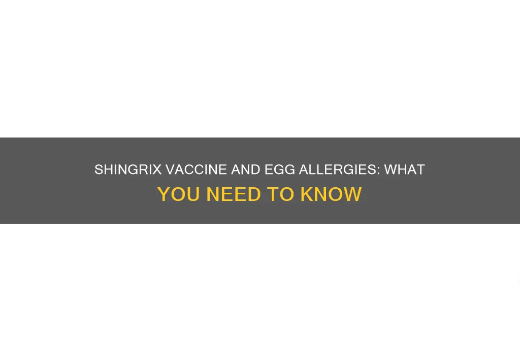 does the shingrix vaccine contain egg