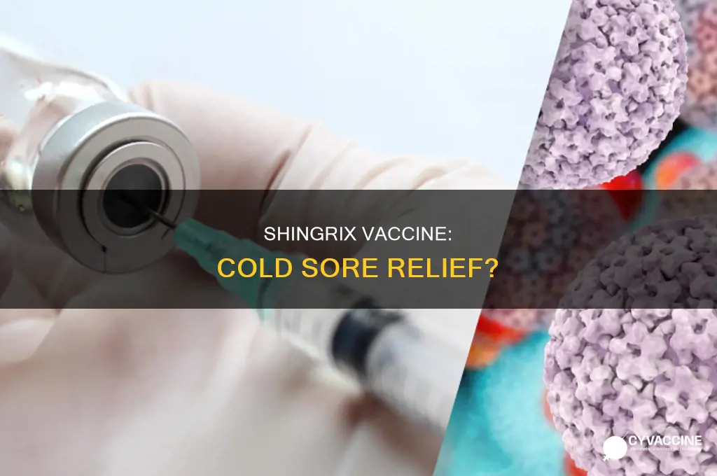 does the shingrix vaccine help with cold sores