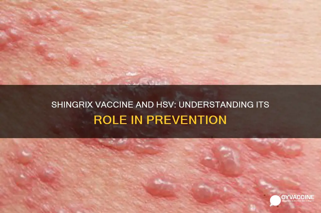 does the shingrix vaccine prevent hsv