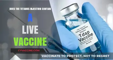 Tetanus Injection: Live Vaccine or Not?