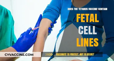 Tetanus Vaccine: Fetal Cell Lines and Their Use