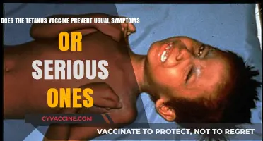 Tetanus Vaccine: Preventing Serious Symptoms
