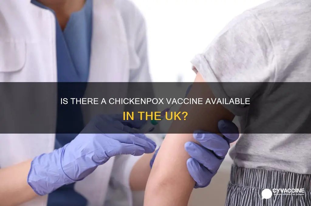 does the uk have chickenpox vaccine