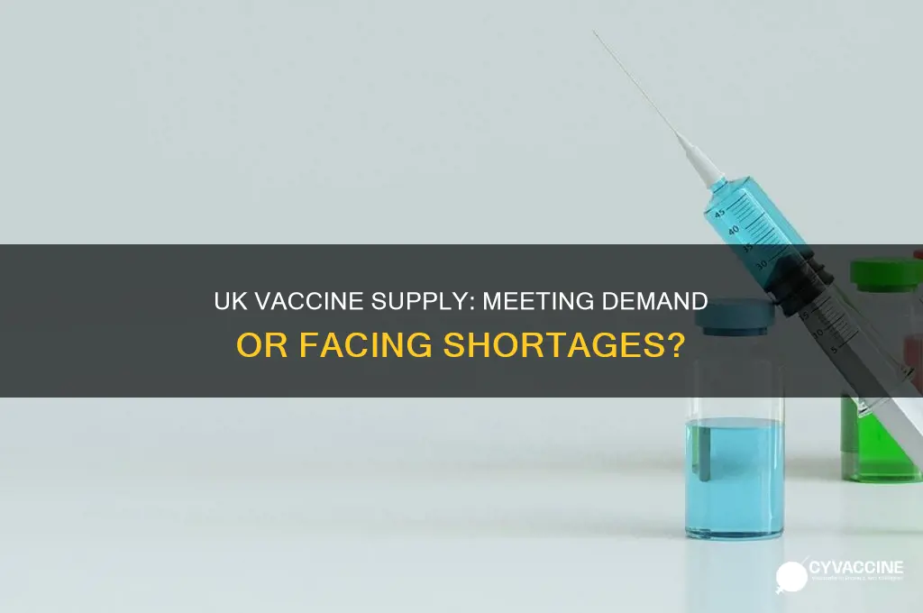 does the uk have enough vaccines