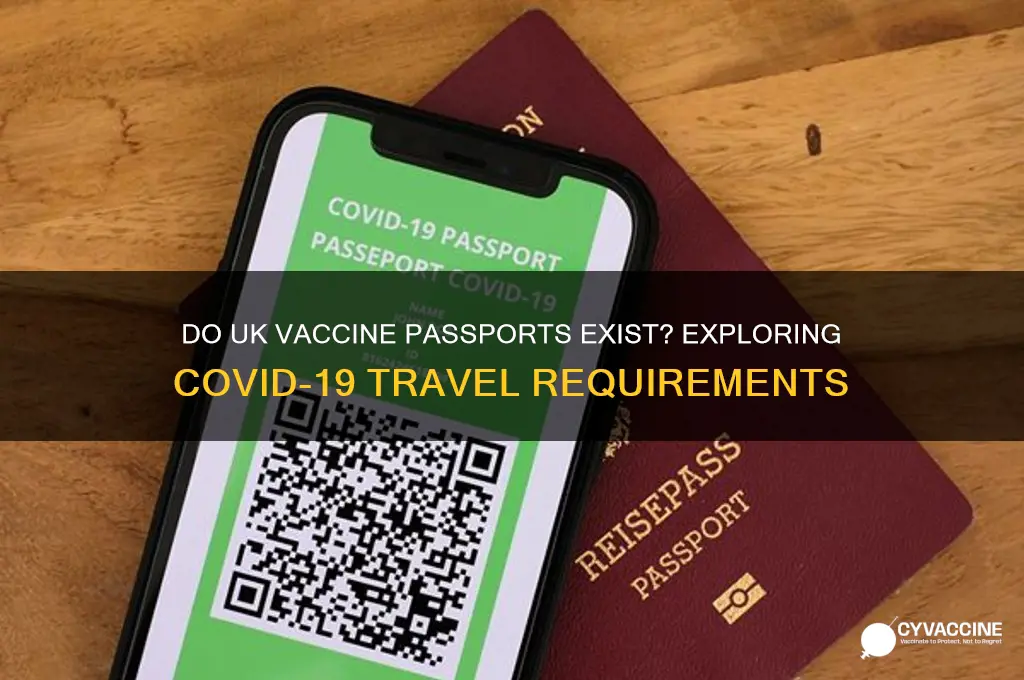 does the uk have vaccine passports