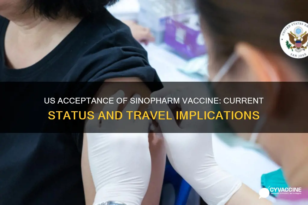 does the us accept sinopharm vaccine