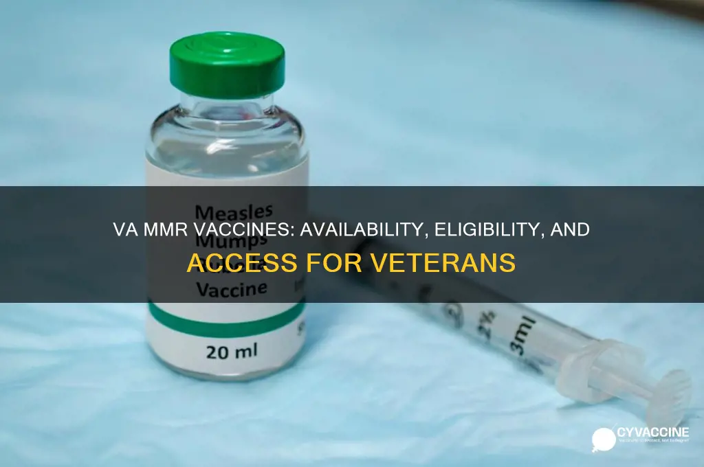 does the va offer mmr vaccines
