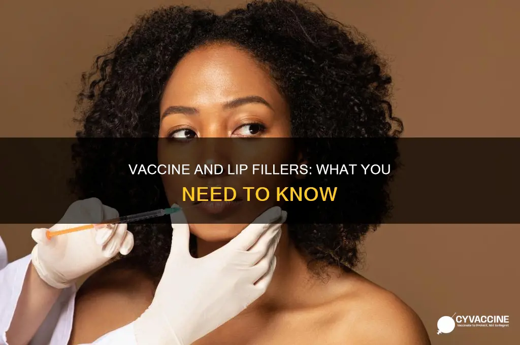 does the vaccine affect lip fillers