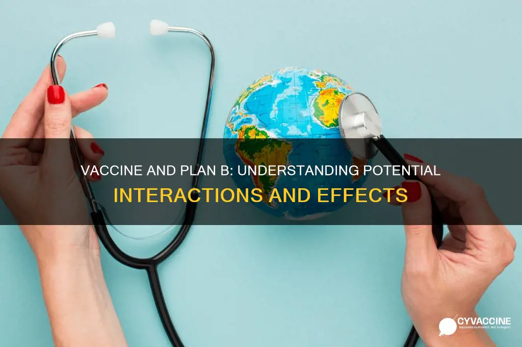 does the vaccine affect plan b