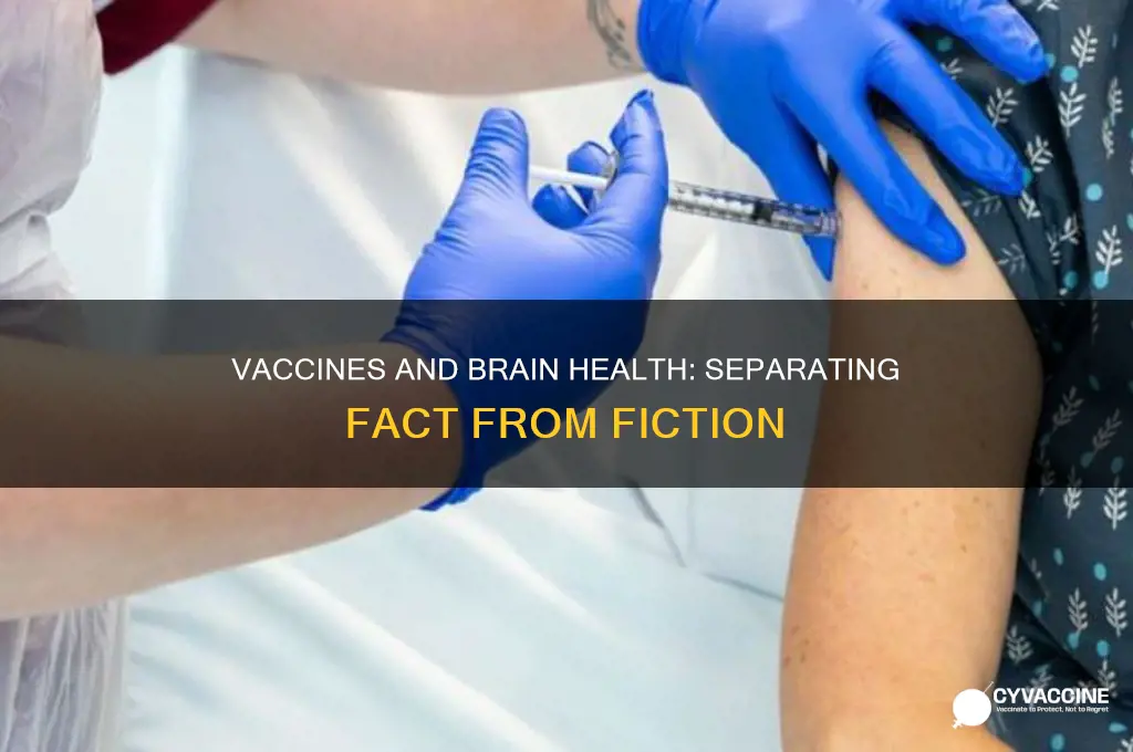 does the vaccine affect the brain