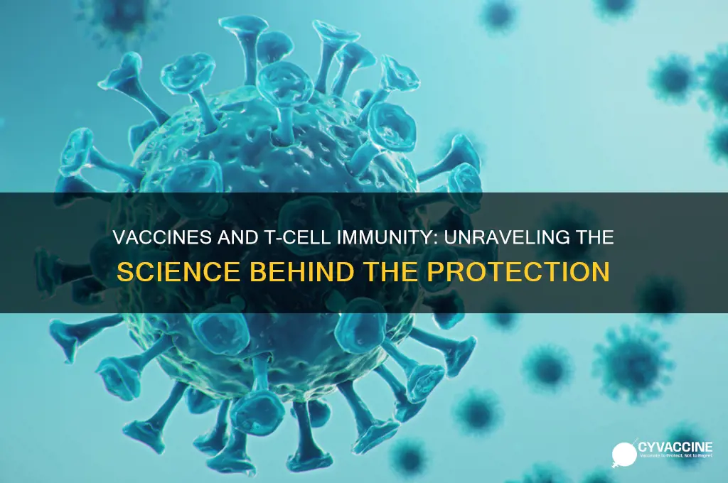 does the vaccine create t cells