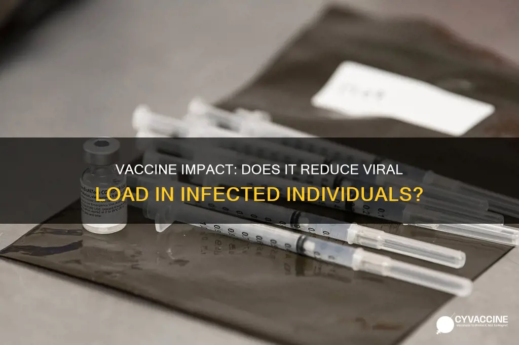 does the vaccine decrease viral load
