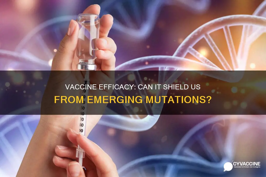 does the vaccine protect against mutations
