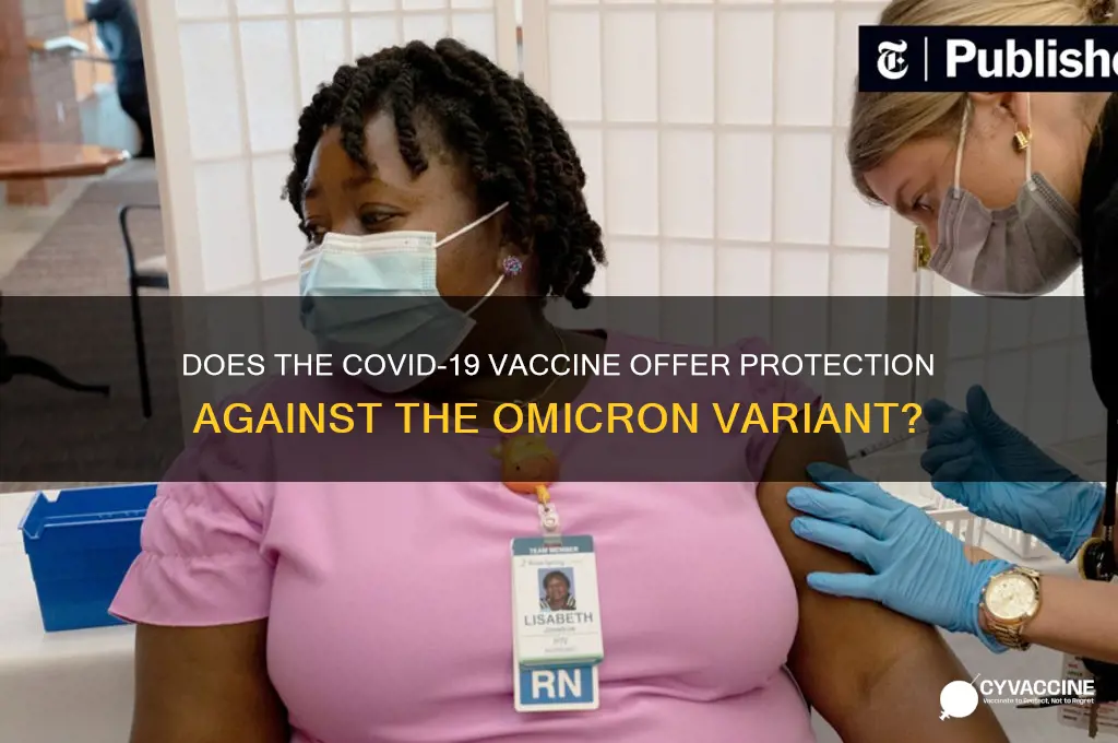 does the vaccine protect against omicrom