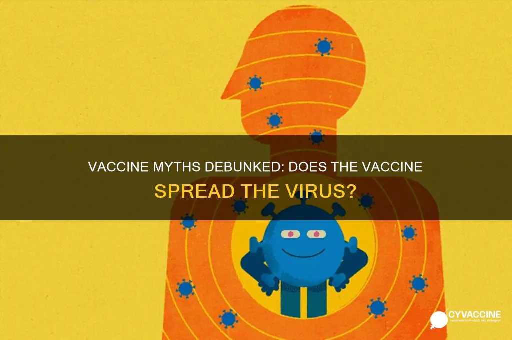 does the vaccine spread the virus