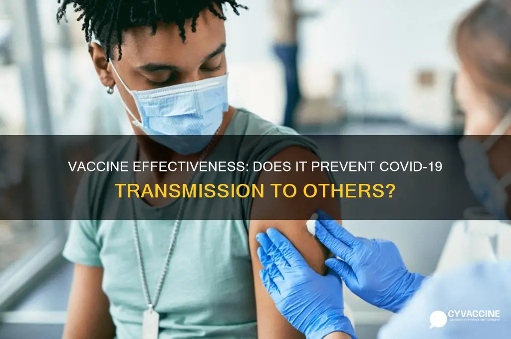 does the vaccine stop you spreading