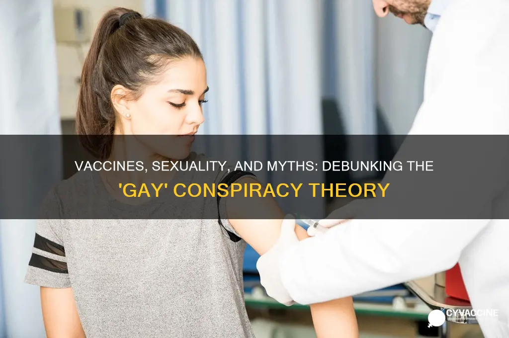 does the vaccine turn you gay