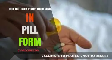 Yellow Fever Vaccine: Is a Pill Form Available for Prevention?