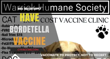 Tractor Supply's Bordetella Vaccine Availability: What Pet Owners Need to Know