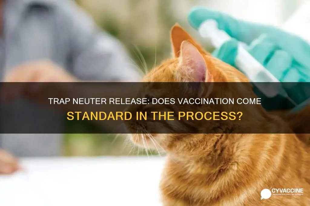 does trap neuter release also vaccinate
