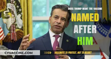 Trump's Vaccine Legacy: Seeking Naming Rights for COVID-19 Inoculation?