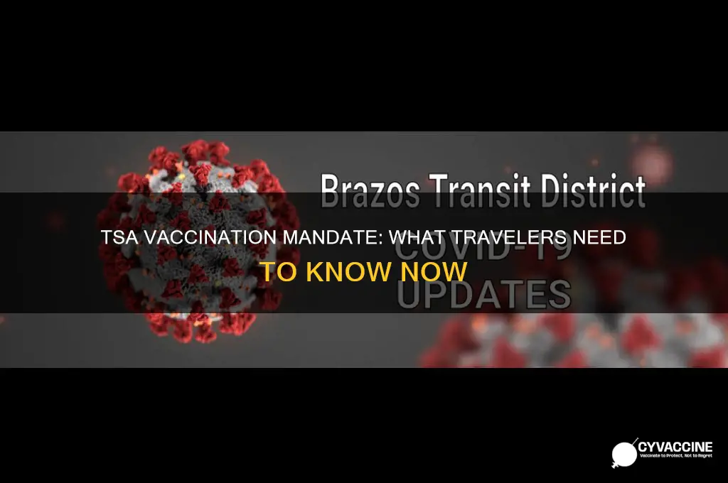 does tsa have to be vaccinated