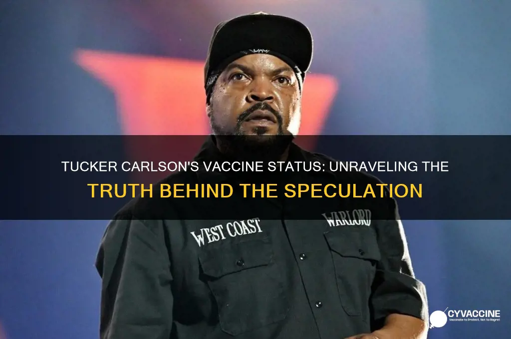 does tucker carlson have the vaccine
