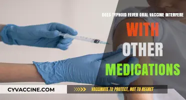 Typhoid Fever Oral Vaccine: Potential Interactions with Other Medications