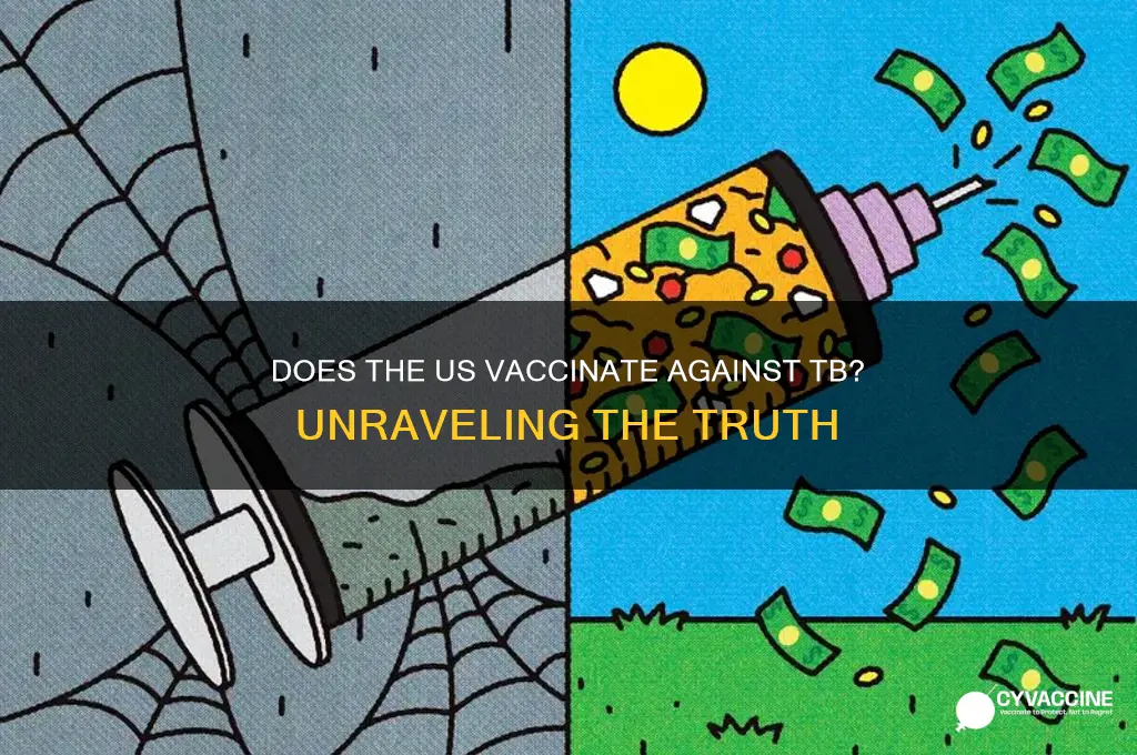 does united states vaccinate for tb or no