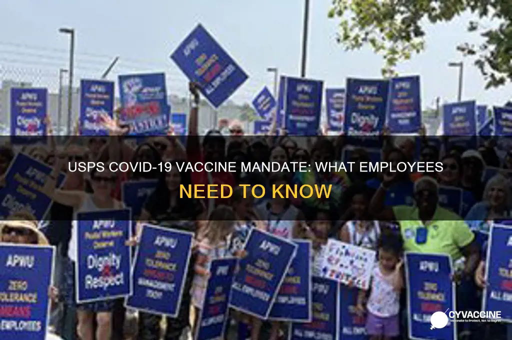 does usps have to be vaccinated
