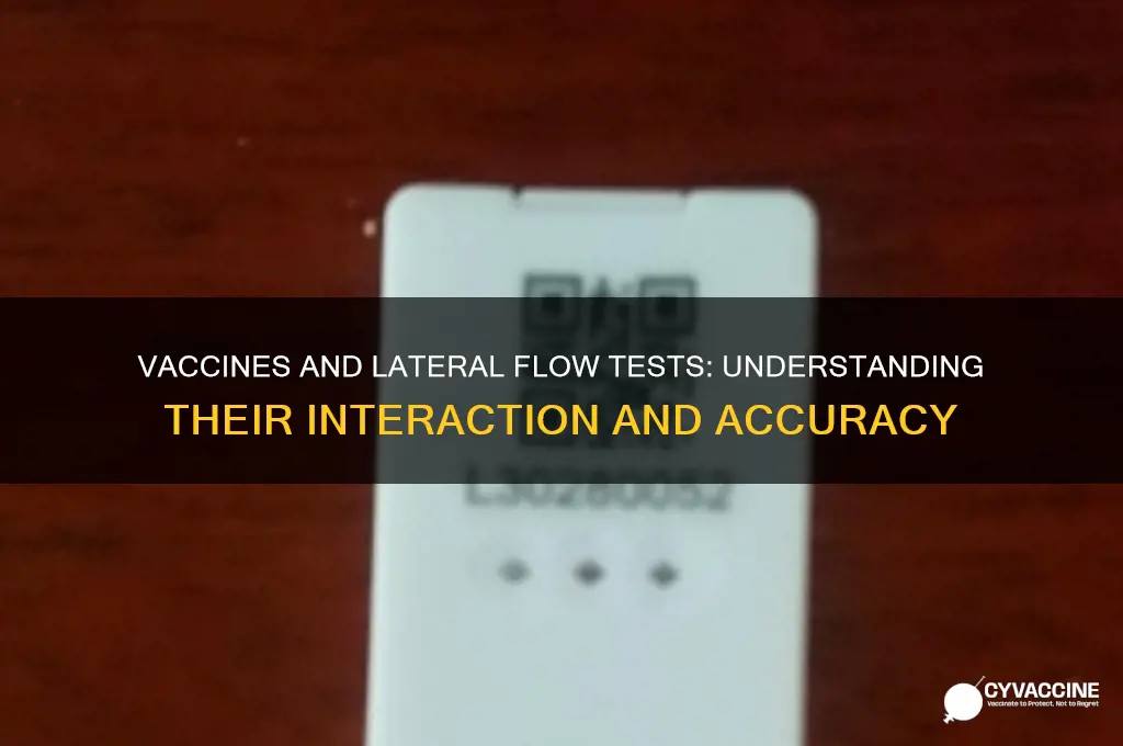 does vaccine affect lateral flow test