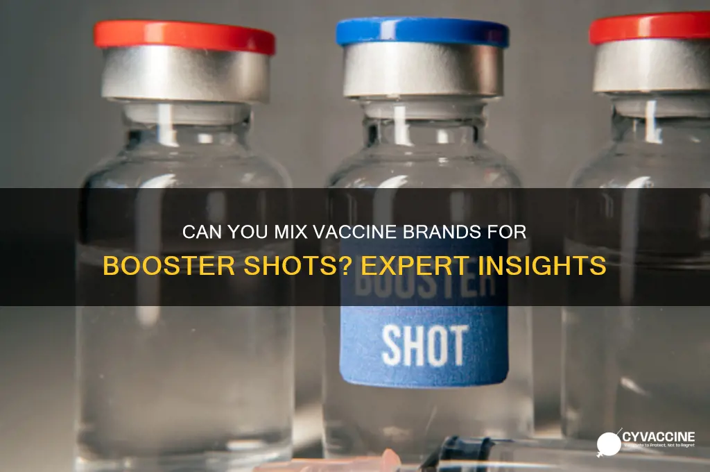 does vaccine booster have to be same brand