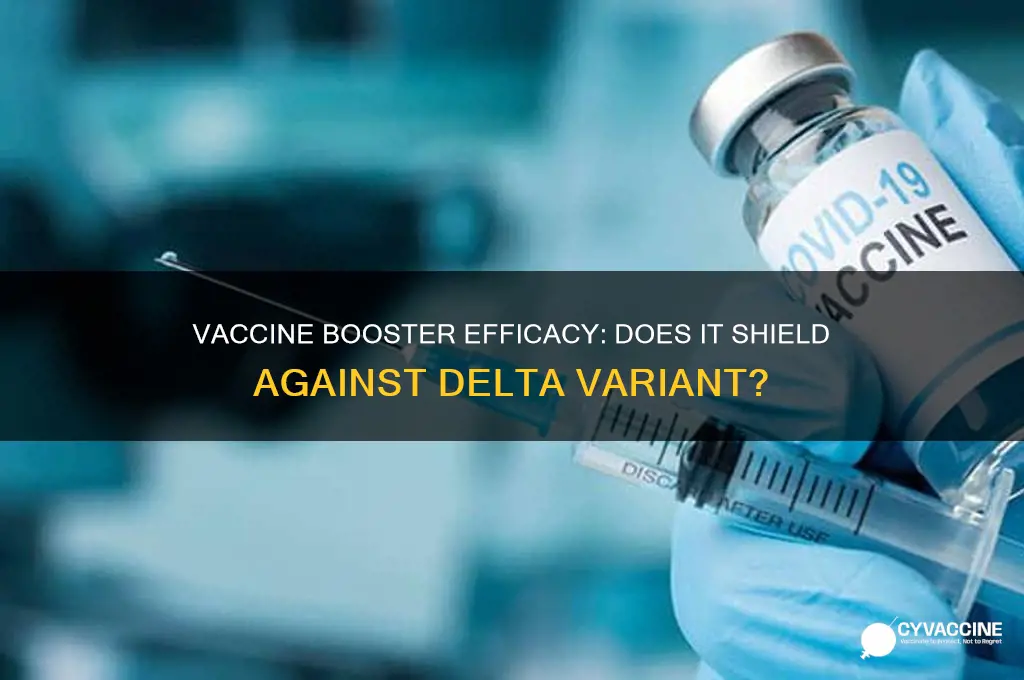 does vaccine booster protect against delta