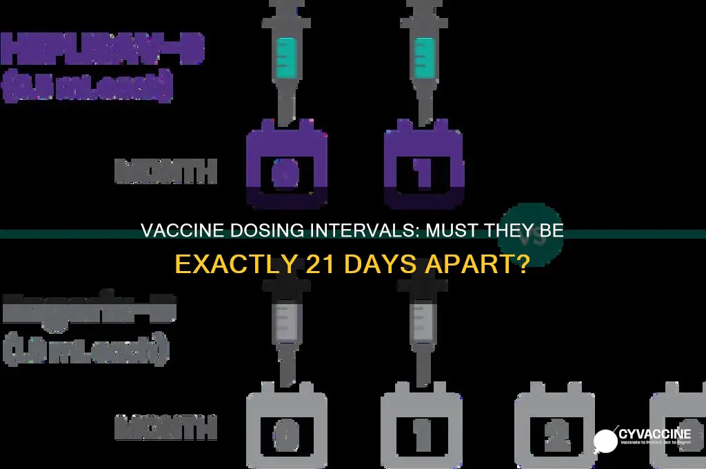 does vaccine have to be 21 days apart