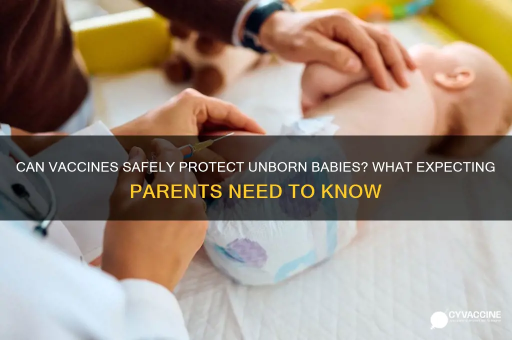 does vaccine pass to unborn baby