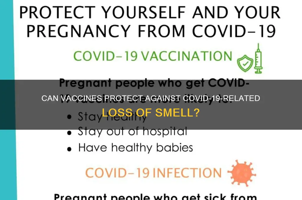 does vaccine prevent loss of smell